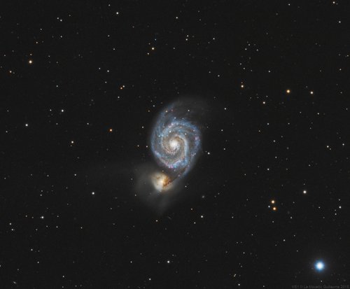 M51 — Photo de M51, astrophotographie