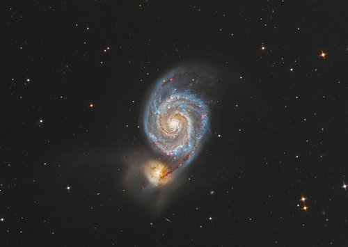 M51 With N250 F4 - 19/05/2023 — Photo de M51, astrophotographie