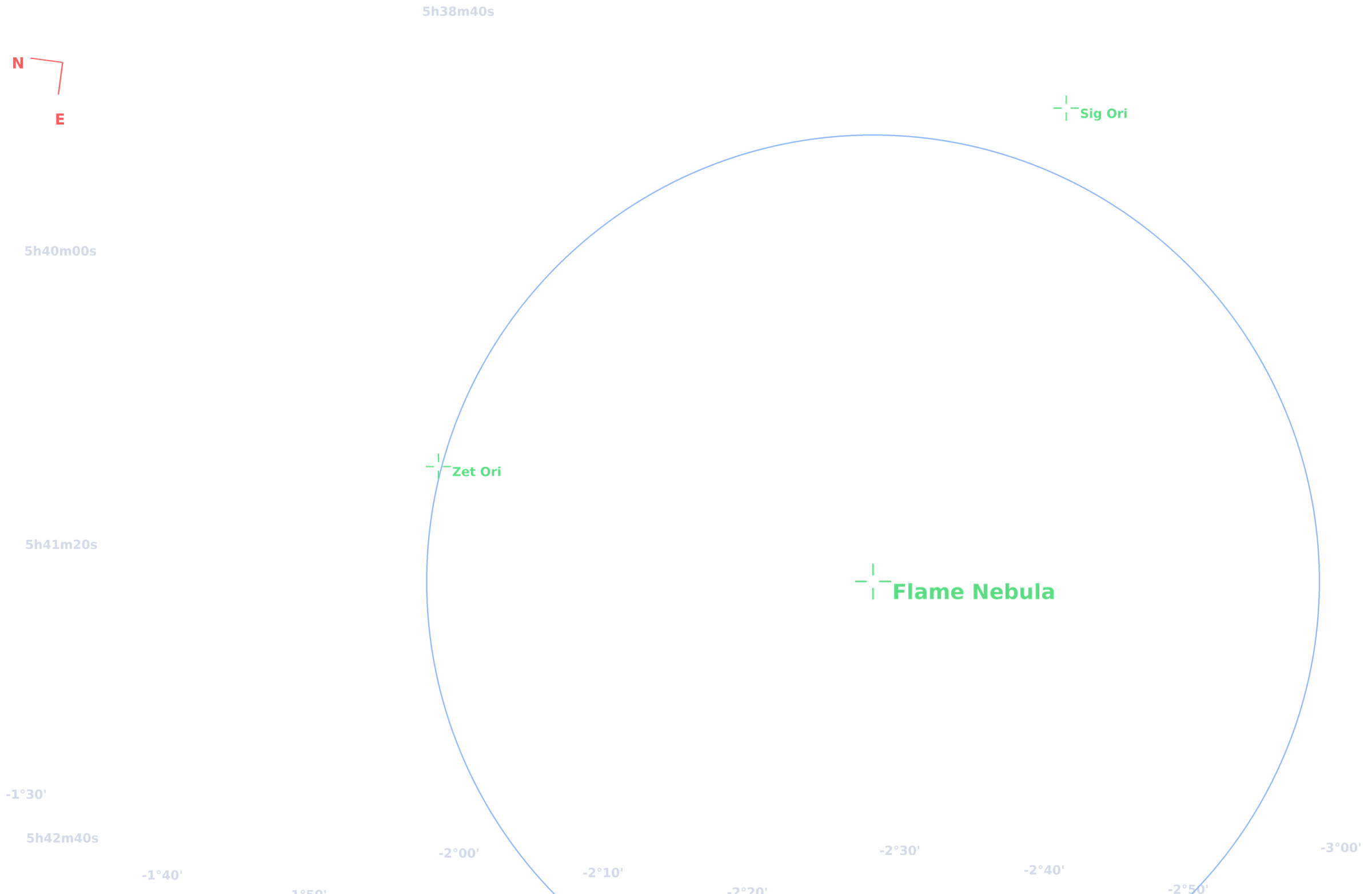 Head Horse IC434 - N250 11/02/2023 — repérage des objets